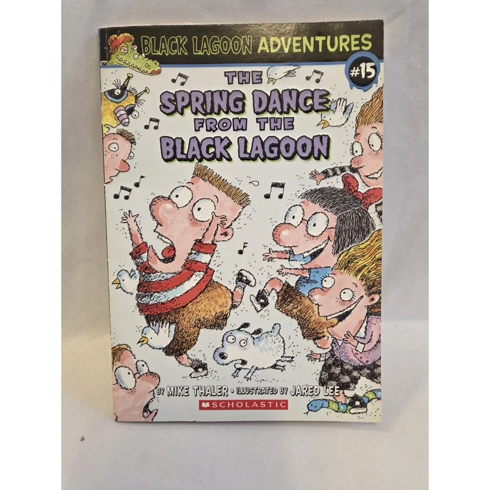 Scholastic Paperback Book Lot 2: More Parts + Black Lagoon Spring Dance